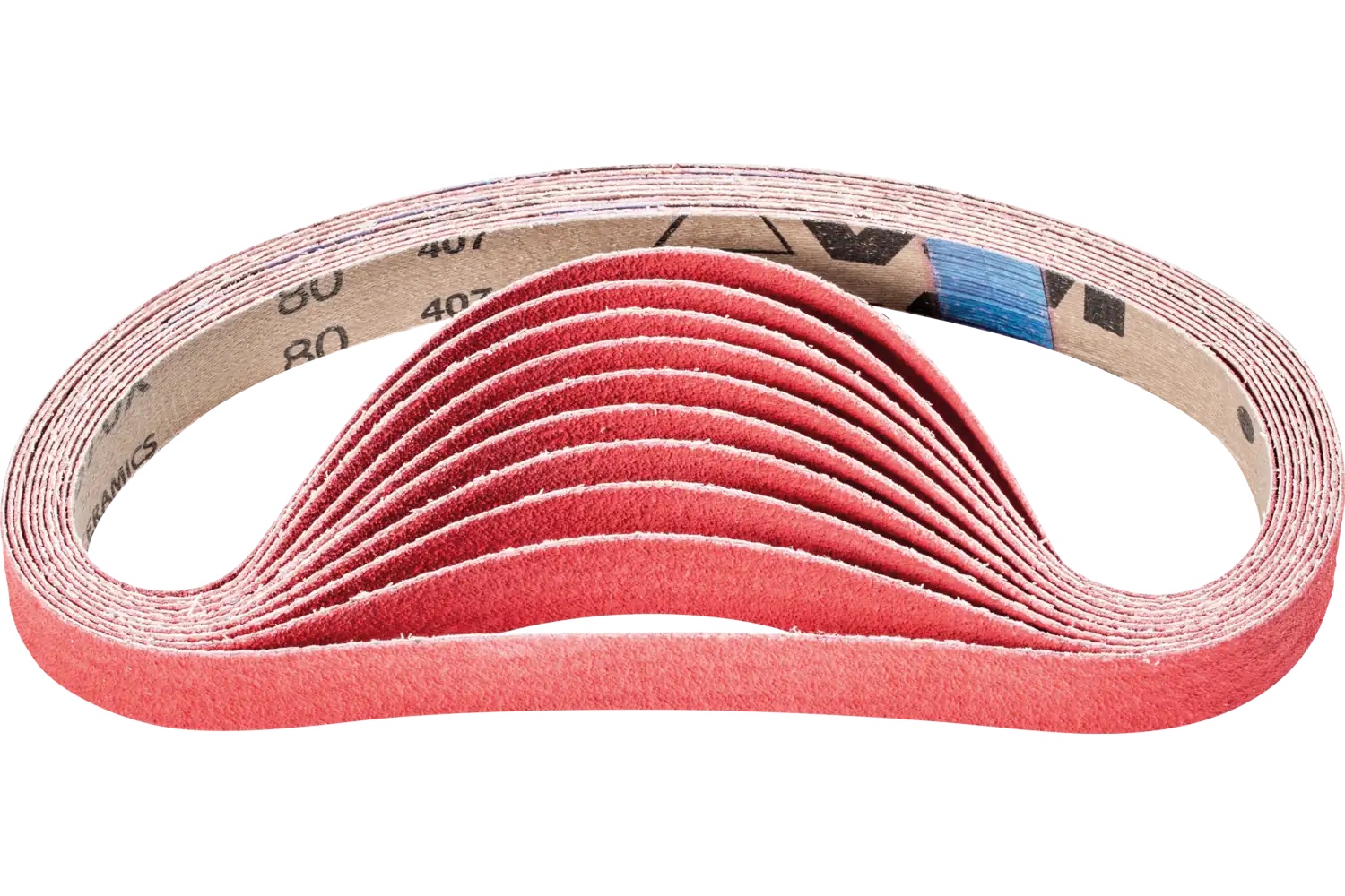 Picture of Pferd Abrasive File Belt, 20-1/2" X 3/4, 40 Grit, Ceramic Co-Cool